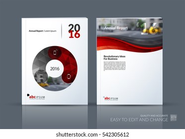 Business vector. Brochure template layout, cover design annual report, magazine, flyer in A4 with circle round diagram for IT, business, beauty. Soft abstract art with overlay effect.