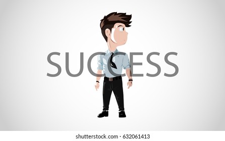 Business vector Character success