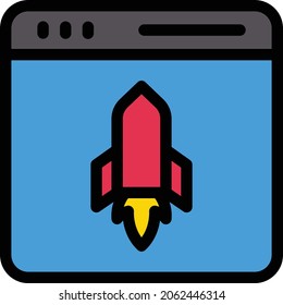 business vector colour line icon