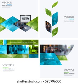 Business vector design elements for graphic layout. Modern abstract background template with many green eco geometric shapes, banners for PR, business, tech in clean minimal style. Mega set