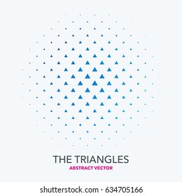 Business vector design elements for graphic layout. Modern abstract background template with colourful triangles, geometric shapes for tech, market, innovative technology.