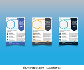 Business Vector Flyer Design, A4 paper size, Abstract Templet Flyer Design, Flyer designs