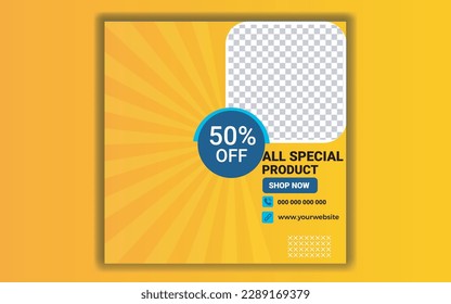 business vector Flyer image Social media banner post template 