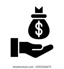 Business Vector Glyph Icon For Personal And Commercial Use.
