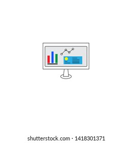 business vector graphics go up