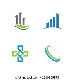 Logo de diseño de icono de vector de negocio