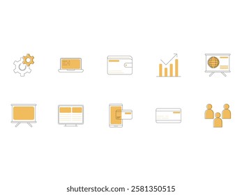 Business Vector Icon Element Set 