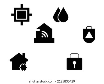 business vector icon home and other design royalty free