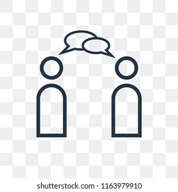Business vector icon isolated on transparent background, Business logo concept