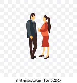 Business vector icon isolated on transparent background, Business logo concept