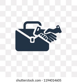 Business vector icon isolated on transparent background, Business transparency concept can be used web and mobile