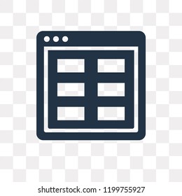 Business vector icon isolated on transparent background, Business transparency concept can be used web and mobile