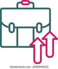 Business Vector Icon Line Two Color