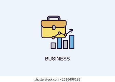 Business Vector Icon Or Logo Illustration