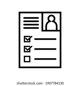 icono del vector de negocio de 
Sistema de clasificación