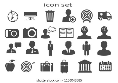Conjunto de iconos de vector de negocio