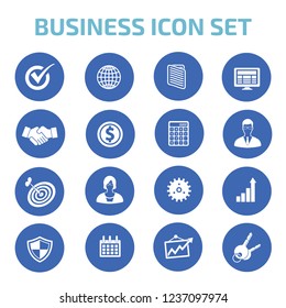 Business vector icon set