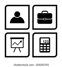 business vector icon set