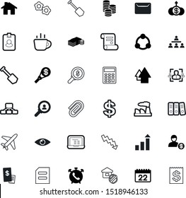 business vector icon set such as: watch, binders, up, profit, industrial, heavy, protection, folder, smoke, name, newsletter, orange, safe, construction, organisation, red, air, personal, email