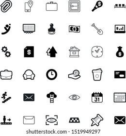 business vector icon set such as: account, optical, closed, latte, pinned, cup, speed, graph, flight, event, group, medical, needle, quality, holiday, box, star, semi, ladder, laptop, trailer, team
