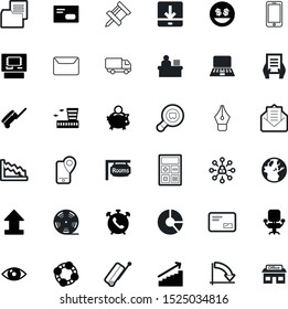 business vector icon set such as: furniture, workplace, hold, happy, debit, smiley, structure, keyboard, pie, funny, cartography, certified, organizational, growing, summer, transparent, display