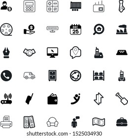 business vector icon set such as: tie, mouse, neck, two, hands, motion, view, bubble, email, globe, newsletter, way, trucking, film, interior, world, fi, holiday, pile, reflection, wifi, camera