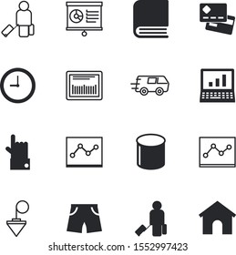 business vector icon set such as: collection, deadline, desktop, duplex, security, architecture, laptop, gesture, watch, drainage, active, work, athletic, lifestyle, monitor, elected, drain, digital