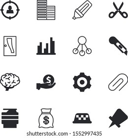 business vector icon set such as: organ, tailor, tax, speech, service, clip, traffic, forum, protect, american, tack, scissors, insurance, highlighter, metal, multifunction, vintage, push, knife