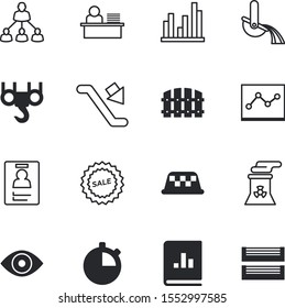 business vector icon set such as: race, clipart, retail, pollution, management, farm, ecology, organizer, plank, promotion, organizational, ore, development, pass, report, calculator, smoke