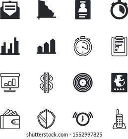 business vector icon set such as: phone, retro, communicate, base, demographic, funny, password, check, card, department, alarm, notice, home, trend, citizen, upward, grow, envelope, shield, sales