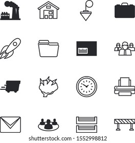 business vector icon set such as: yellow, employees, jet, interface, stack, space, store, learning, earth, facility, counter, table, crowd, order, printout, bar, brainstorm, oil, tag, package, new