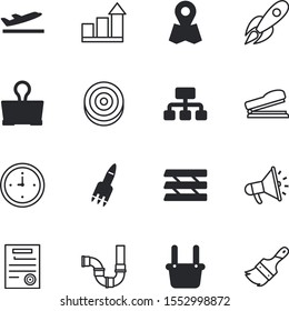 business vector icon set such as: market, marker, speaker, casting, organizational, handy, strategy, game, dart, documents, airport, view, aim, heavy, stapling, mine, global, metallurgy, gps