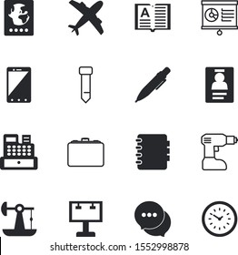 business vector icon set such as: badge, day, communicate, jack, businessman, petrol, airliner, gas, front, index, watch, wing, books, training, computer, documentation, sky, billboard, e-mail