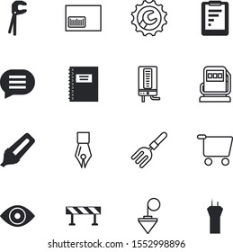 business vector icon set such as: health, dialog, gardening, career, human, forbidden, job, architecture, aerodrome, notepad, traffic, energy, digital, calligraphy, boundary, analytics, suit, eyeball