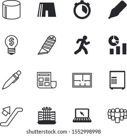 business vector icon set such as: aiming, application, increase, green, company, champion, analytics, creativity, act, floor, blue, social, move, time, front, poster, envelope, invention, money, mail