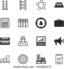 business vector icon set such as: atom, cute, start, statistics, drive, screen, calculation, vehicle, airplane, panel, control, cab, stopwatch, hotel, commercial, yellow, cartoon, laptop, handbag