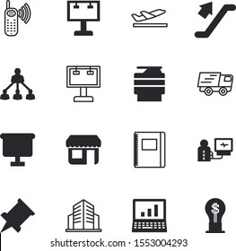 Business Vector Icon Set Such As: Tip, Off, Plan, Team, Vehicle, Desktop, Tree, Dial, Idea, Emergency, Plane, Print, Cardiogram, Pyramid, Light, Townhouse, Tourism, Tool, Warehouse, Flipchart