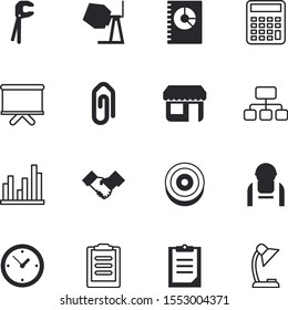 business vector icon set such as: focus, working, sport, fit, shop, company, clip, objective, fix, line, hat, vehicle, blue, attachment, information, accounts, annual, hands, painting, partnership