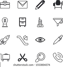 business vector icon set such as: cut, stair, circle, eye, address, conversion, single, bag, credit, vision, bottle, template, lens, tip, storage, subject, home, base, safe, watch, open, pens