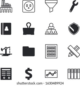 business vector icon set such as: padlock, politician, setup, set, virus, calculate, production, maintenance, perfect, mathematical, coaching, countdown, leadership, notepad, goal, environmental, toy