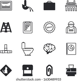 business vector icon set such as: site, staircase, photocopy, laser, machine, vacation, cartoon, stair, stairway, info, warranty, balance, urban, banner, luggage, repairman, clip, interface, smoke
