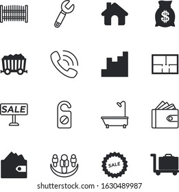 business vector icon set such as: fix, delete, setup, statistic, letter, diagram, arrow, urban, build, architectural, development, statistics, button, conservation, company, editable, quiet, page