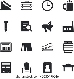 business vector icon set such as: creative, open, finance, workplace, dial, repairman, beverage, shipping, logistic, broadcasting, crash, decline, template, my, barcode, wear, necktie, big, activity