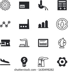 Business Vector Icon Set Such As: Foundry, Scatter, Table, Job, Pot, Mine, Aircraft, Map, Improvement, School, Document, Electricity, Isometric, Beverage, Management, Take, Tip, Airliner, Targeting