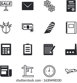 business vector icon set such as: learning, digital, electronic, keyboard, idea, tourism, repair, brainstorm, mechanism, minute, production, pile, cogwheel, dollar, label, green, cogs, choice, human