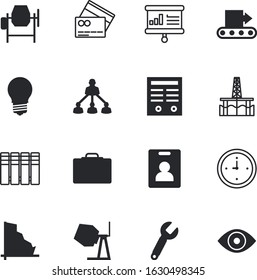 business vector icon set such as: debit, job, training, hierarchy, alarm, measure, conceptual, suitcase, seal, package, male, plane, maintenance, well, crisis, 3d, lose, agreement, beautiful, sea