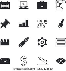 business vector icon set such as: growth, quality, transmission, company, recruit, crash, look, closed, year, flame, blank, event, board, bright, wealth, storage, tool, hire, health, anatomy, case