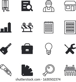 business vector icon set such as: strategy, shine, pencil, target, service, growth, toy, financial, danger, people, industry, opportunity, bakery, management, book, holding, industrial, mathematics