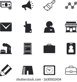 business vector icon set such as: elements, identity, shop, tack, door, debt, department, fitness, landscape, right, pictogram, bakery, public, my, global, send, button, coin, elected, athlete