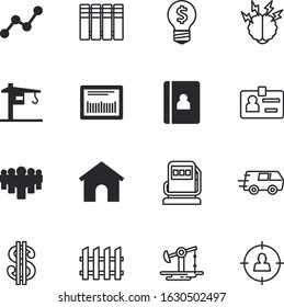 business vector icon set such as: name, profile, race, department, empty, earning, end, access, pay, vehicle, teamwork, diesel, crowd, refill, barcode, think, deadline, analytics, sticker, frame